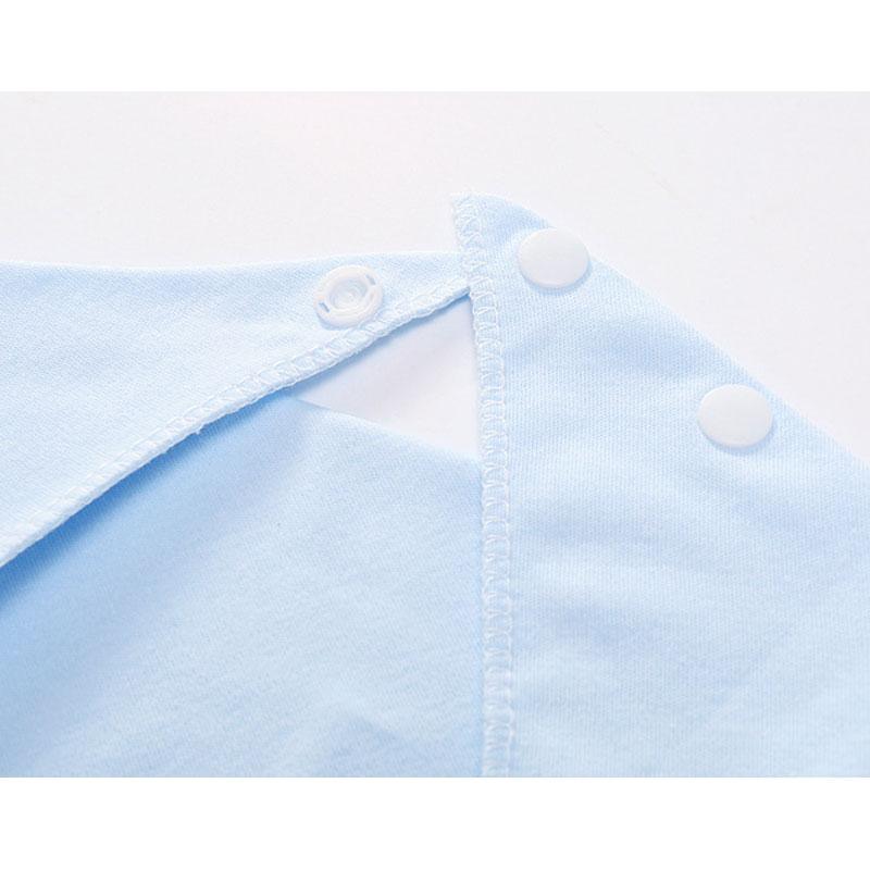 Foulard élastique double couche coton bonnets chapeaux avec bavoirs pour nouveau-né bébé couleur bonbon