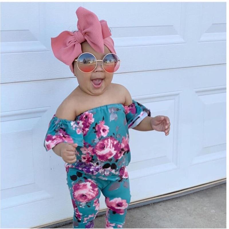 Bandeau bébé fille tout-petits grand nœud bandeau cheveux mignon solide extensible turban pour bébés filles