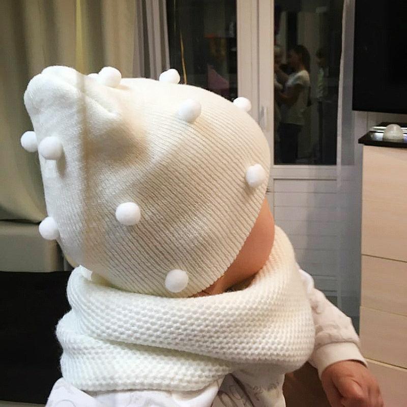 Bonnets en tricot doux et chaud pour bébés filles et garçons, collection hiver, printemps, automne