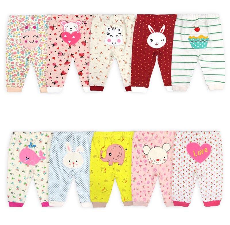 Nouveau-né Pantalon Bébé Dessin Animé Imprimé Fille Vêtements Printemps Automne Tout-petit Garçon Pantalons