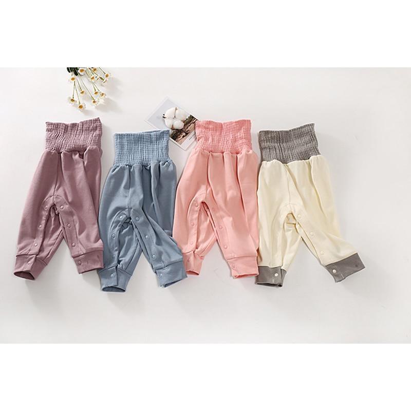 Pantalon moderne pour nouveau-né pour toutes les saisons avec pantalon taille haute bébé 100% coton doux pantalon fille et pantalon garçon 0-24 mois pour enfants