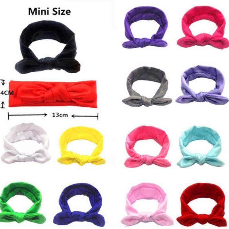 Bandeau Bébé Nœud Solide Mignon Doux Élastique Bandeau Cheveux Princesse Mignon Couvre-chef Accessoires Cheveux Pour Filles