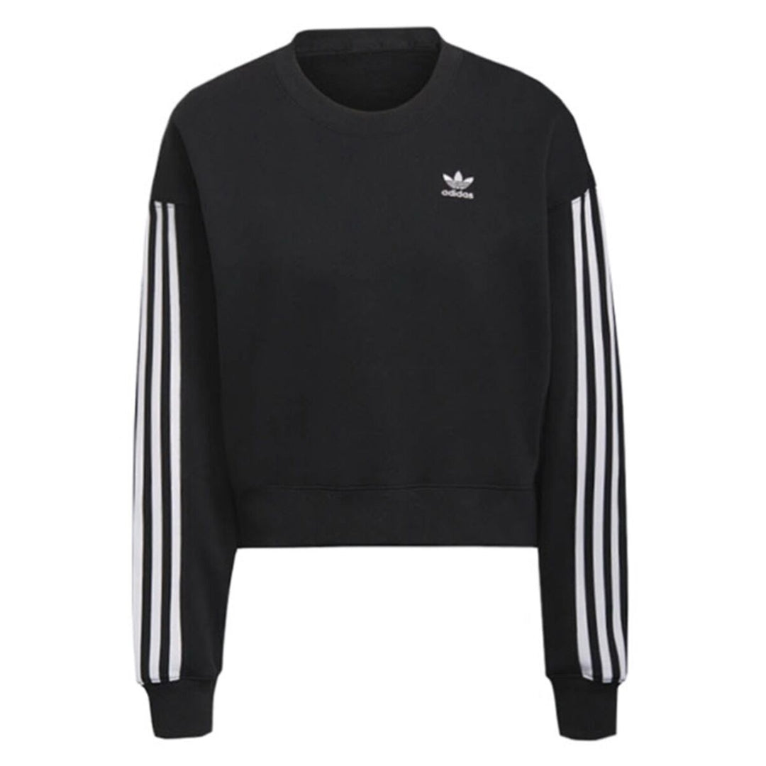 Sweat-shirt Femme adidas - Noir Blanc
