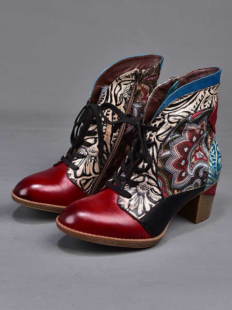 Dalia, bottines bohèmes en cuir