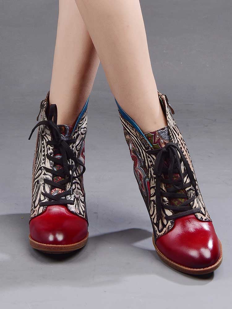 Dalia, bottines bohèmes en cuir