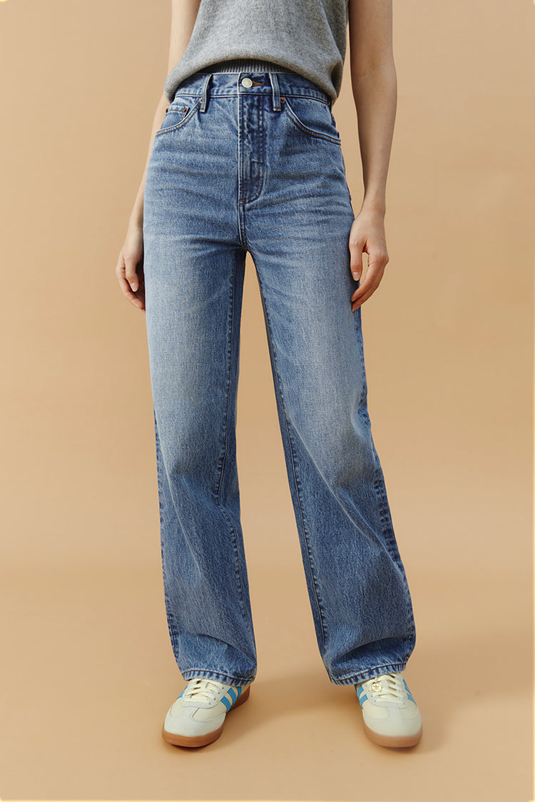 Jean taille haute Brooklyn HJ001