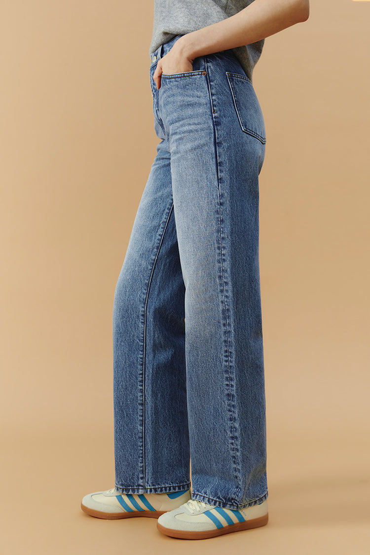 Jean taille haute Brooklyn HJ001