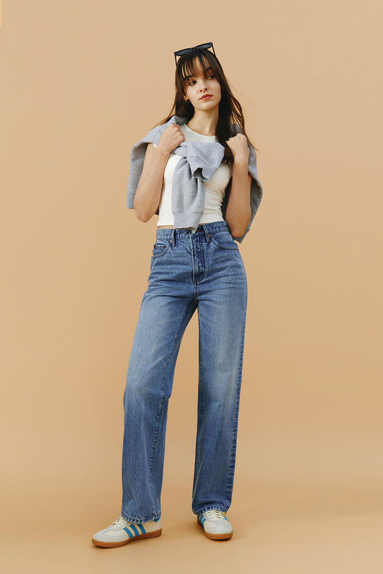 Jean taille haute Brooklyn HJ001