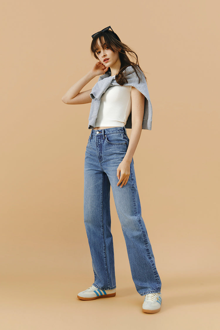 Jean taille haute Brooklyn HJ001