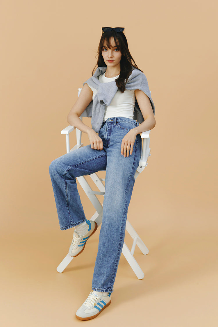 Jean taille haute Brooklyn HJ001