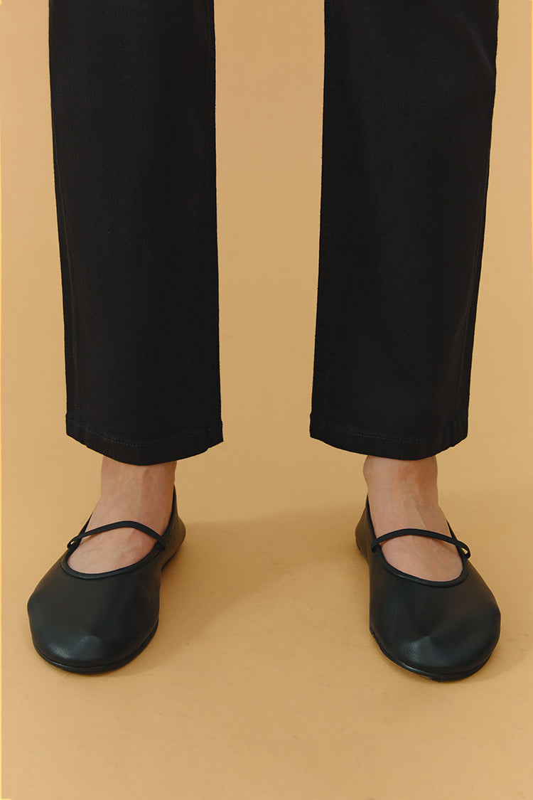 Jean Two Shots High Rise Straight Crop HJ013