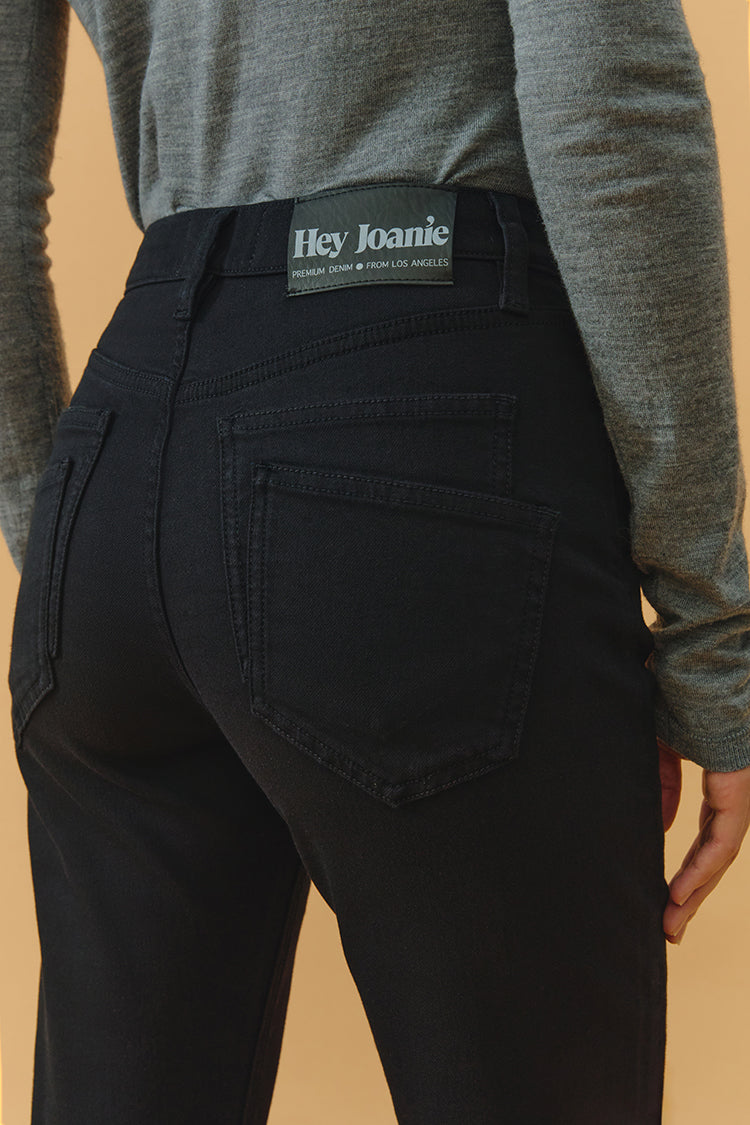 Jean Two Shots High Rise Straight Crop HJ013