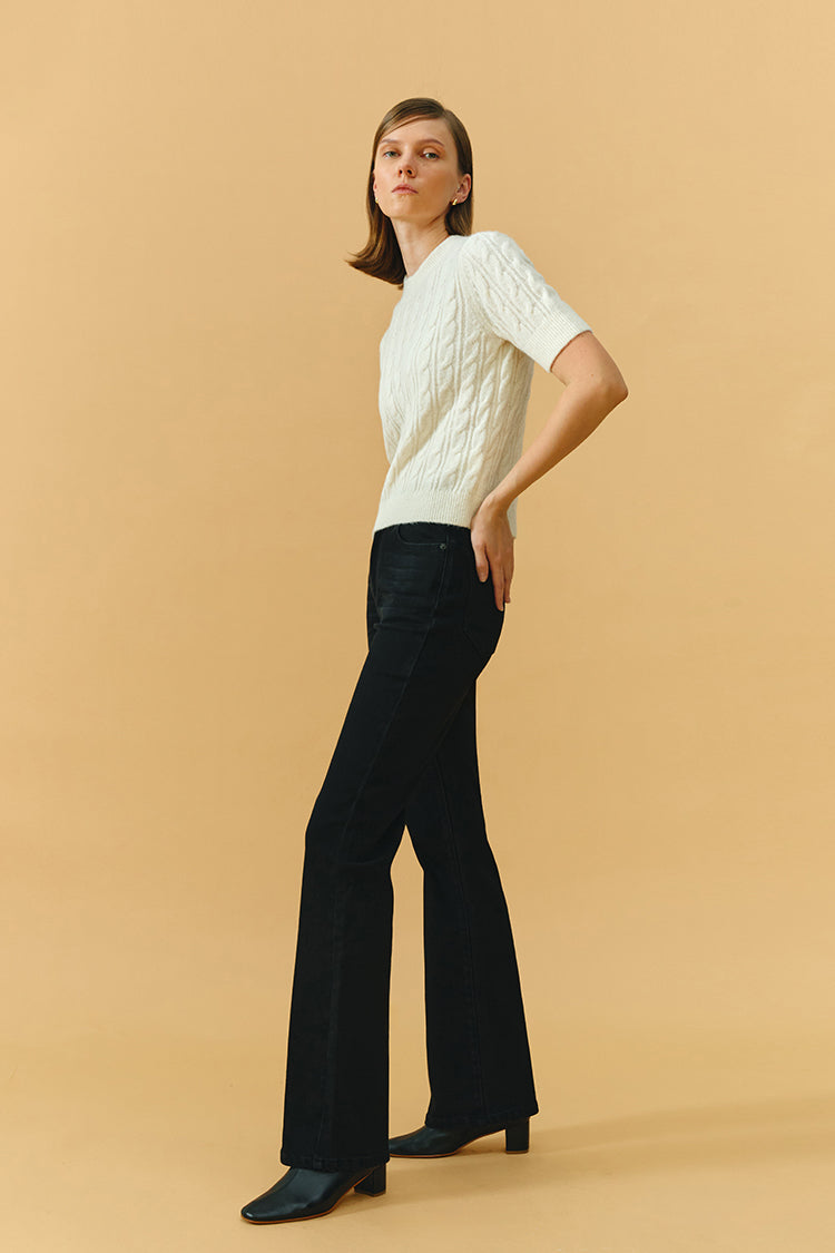 Jean Bootcut Taille Haute Barbara HJ004