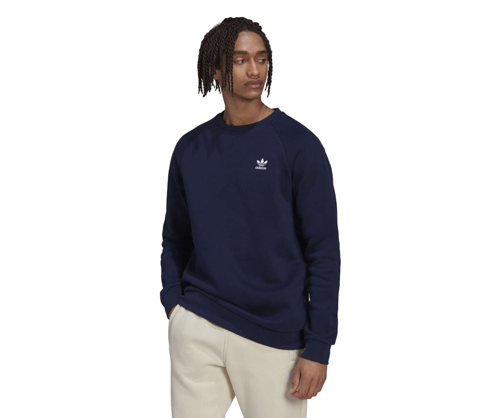 Sweat-shirt ras-du-cou adidas Originals Adicolor Essentials Trefoil pour homme - Night Indigo
