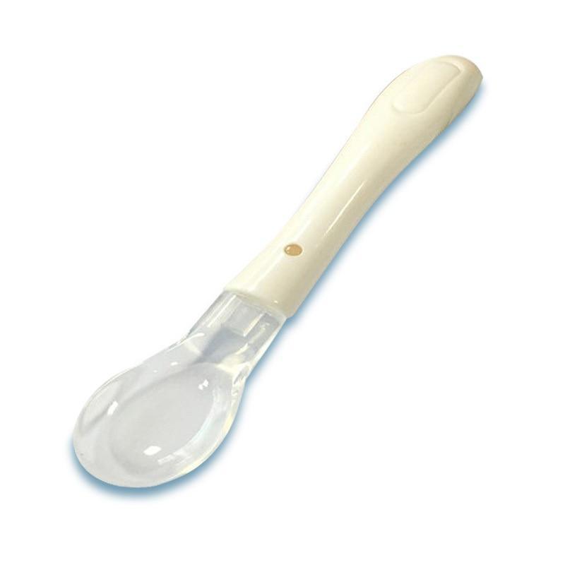 LOT DE 3 Cuillères Souples en Silicone de Qualité Alimentaire pour Bébé, Cuillères d'Apprentissage Sûres pour Nourrissons, Vaisselle pour Enfants Garçons Filles, Couverts pour Tout-petits, Cuillères d'Alimentation pour Enfants