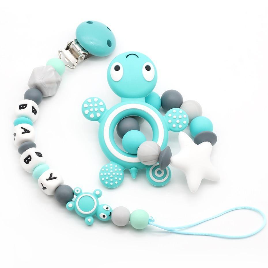 Chaînes de sucette modernes faites à la main pour bébés - en silicone - pour attacher à la sucette