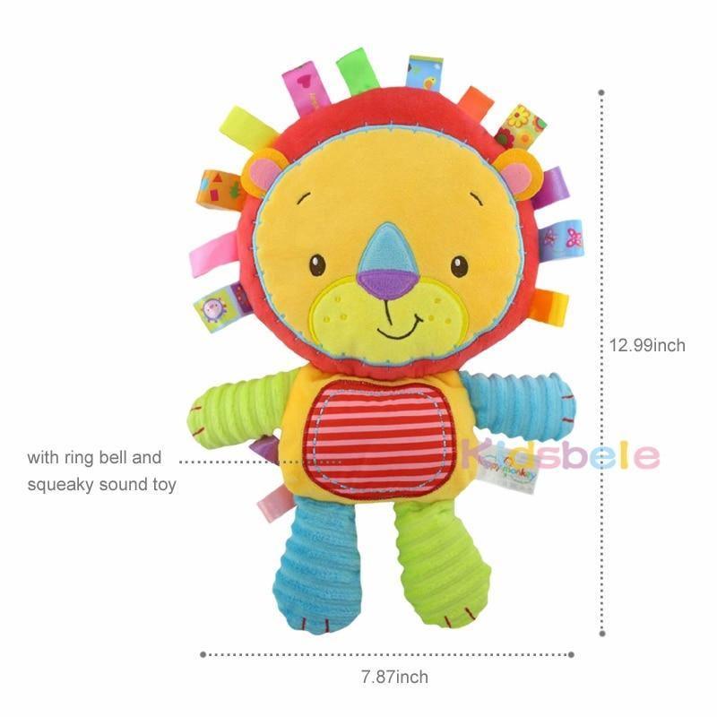Jouets pour bébés Hochets Anneau de dentition doux en peluche Jouets éducatifs pour bébés et nourrissons
