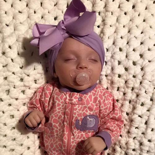 Bandeau pour bébé fille, avec grand nœud, extensible, turban, pour bébés filles