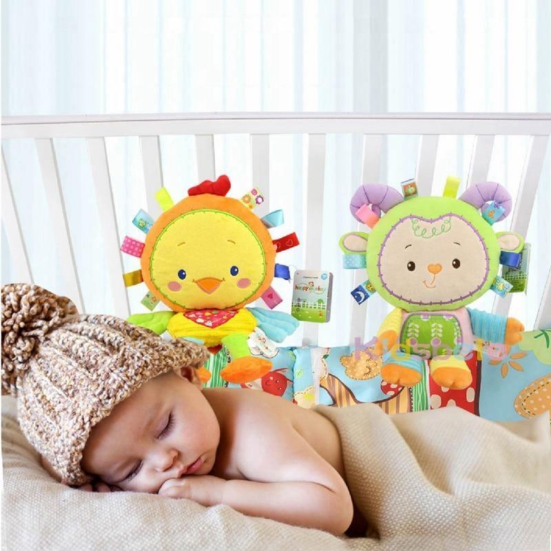 Jouets pour bébés Hochets Anneau de dentition doux en peluche Jouets éducatifs pour bébés et nourrissons
