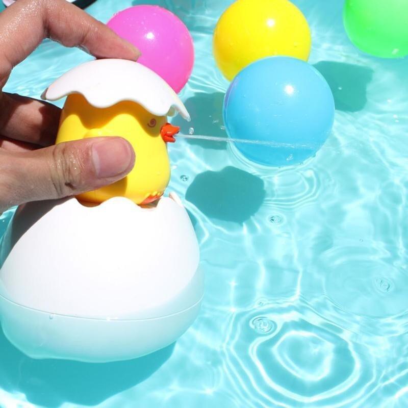 Mignons jouets de bain en forme d'animaux de dessin animé pour bébés, pour la douche, la plage, jouets aquatiques amusants et classiques, jouets éducatifs pour enfants