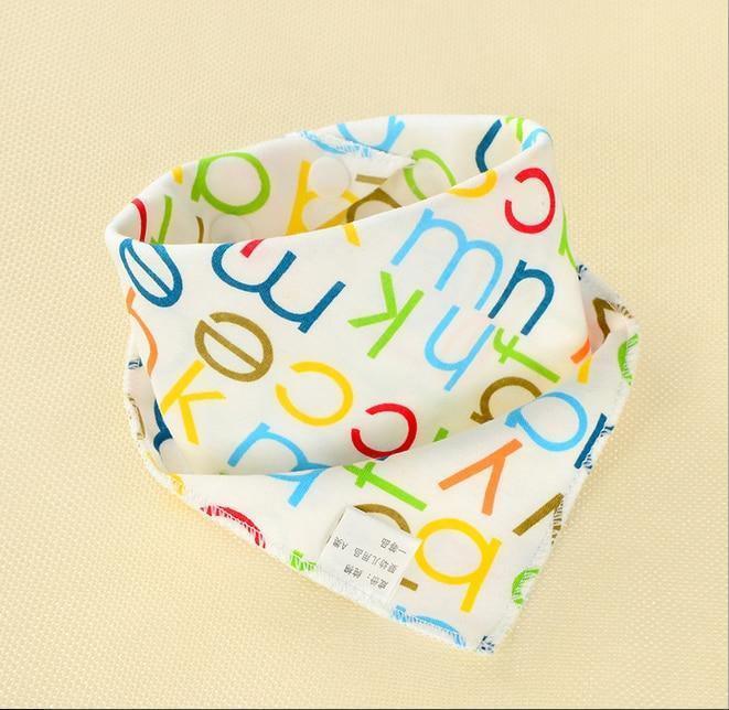 Bavoirs Bandana Triangle pour Bébé Fille Garçon Serviette de Salive pour l'Alimentation, Lingettes d'Épaule, Cadeaux de Naissance