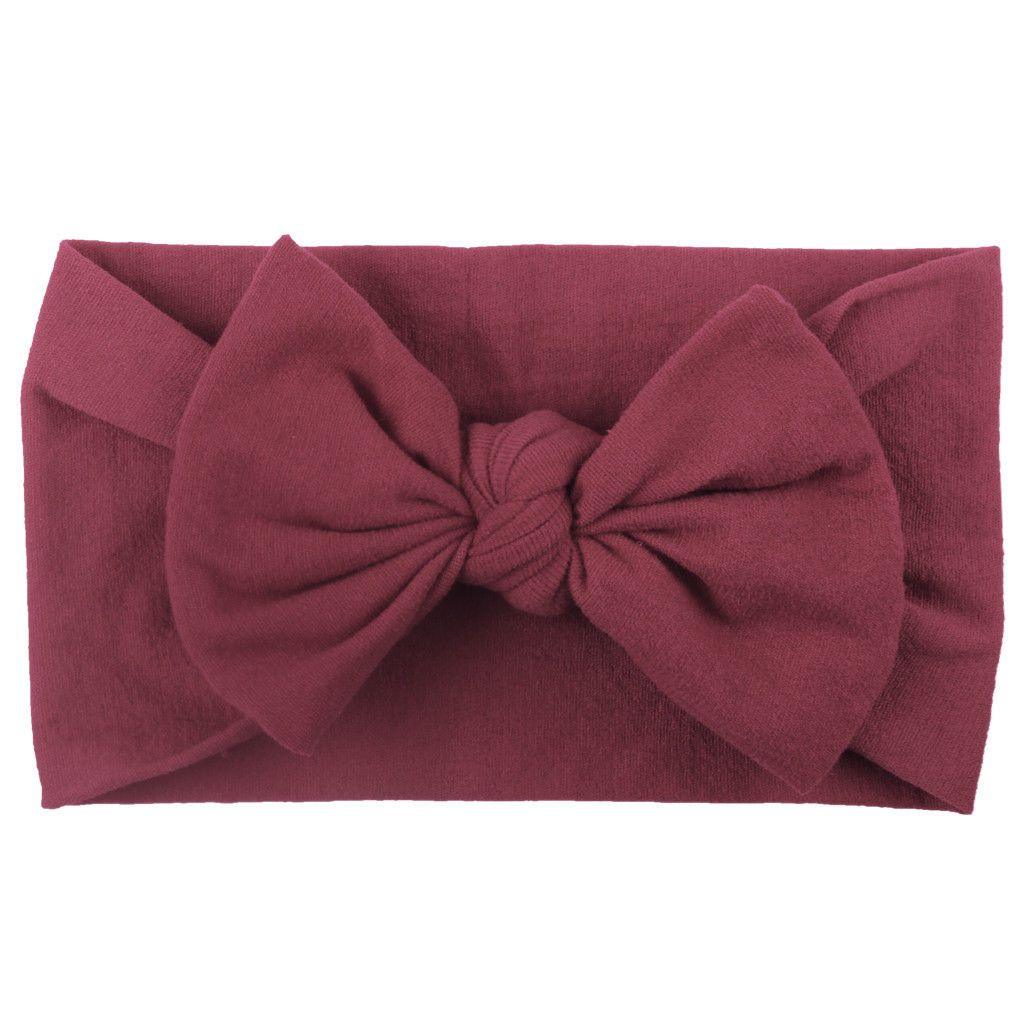 Bandeau pour bébé fille avec nœud en forme de lapin, turban, accessoires pour cheveux