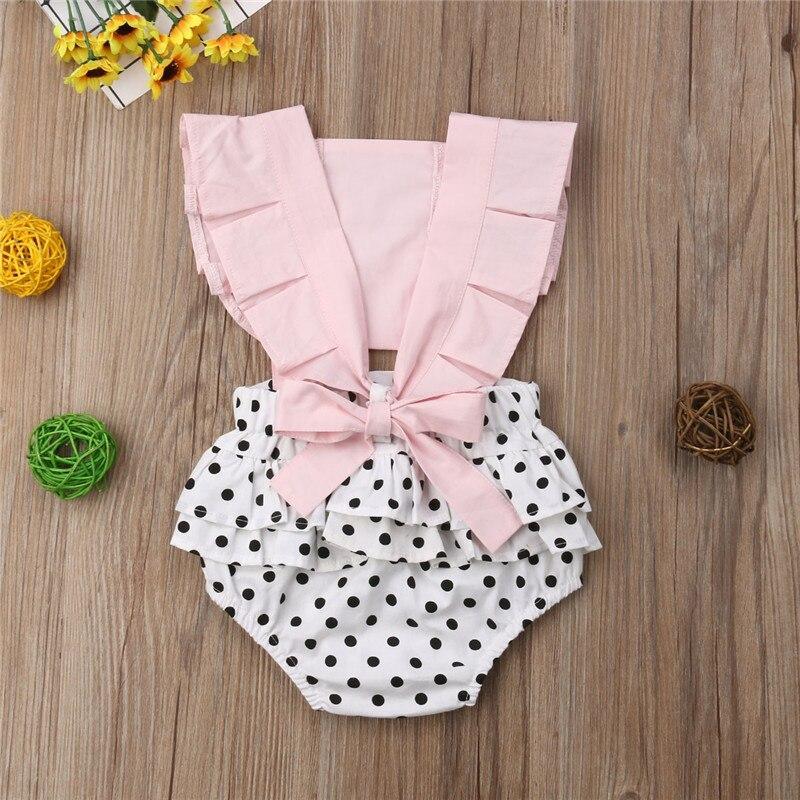 Barboteuse bébé fille, combinaison à volants, tenue estivale dos nu, style moderne