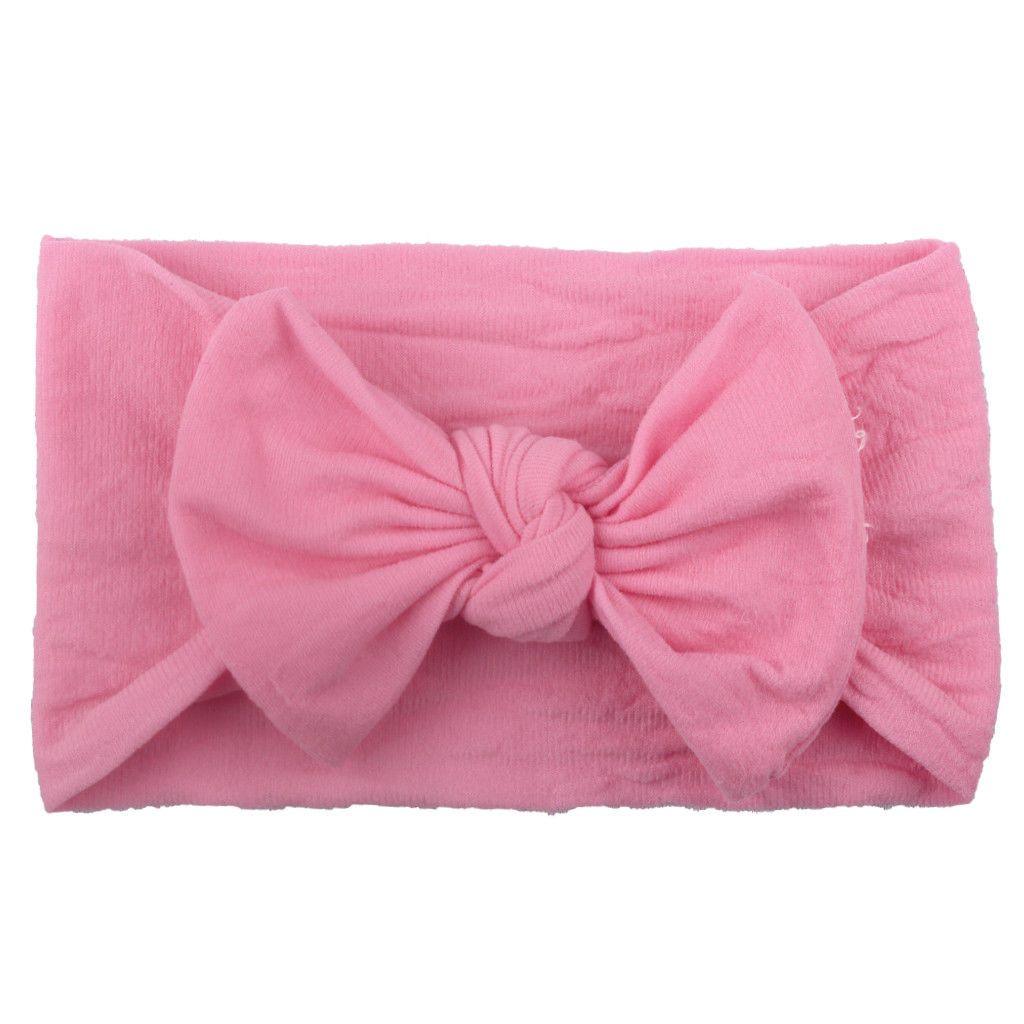 Bandeau pour bébé fille avec nœud en forme de lapin, turban, accessoires pour cheveux