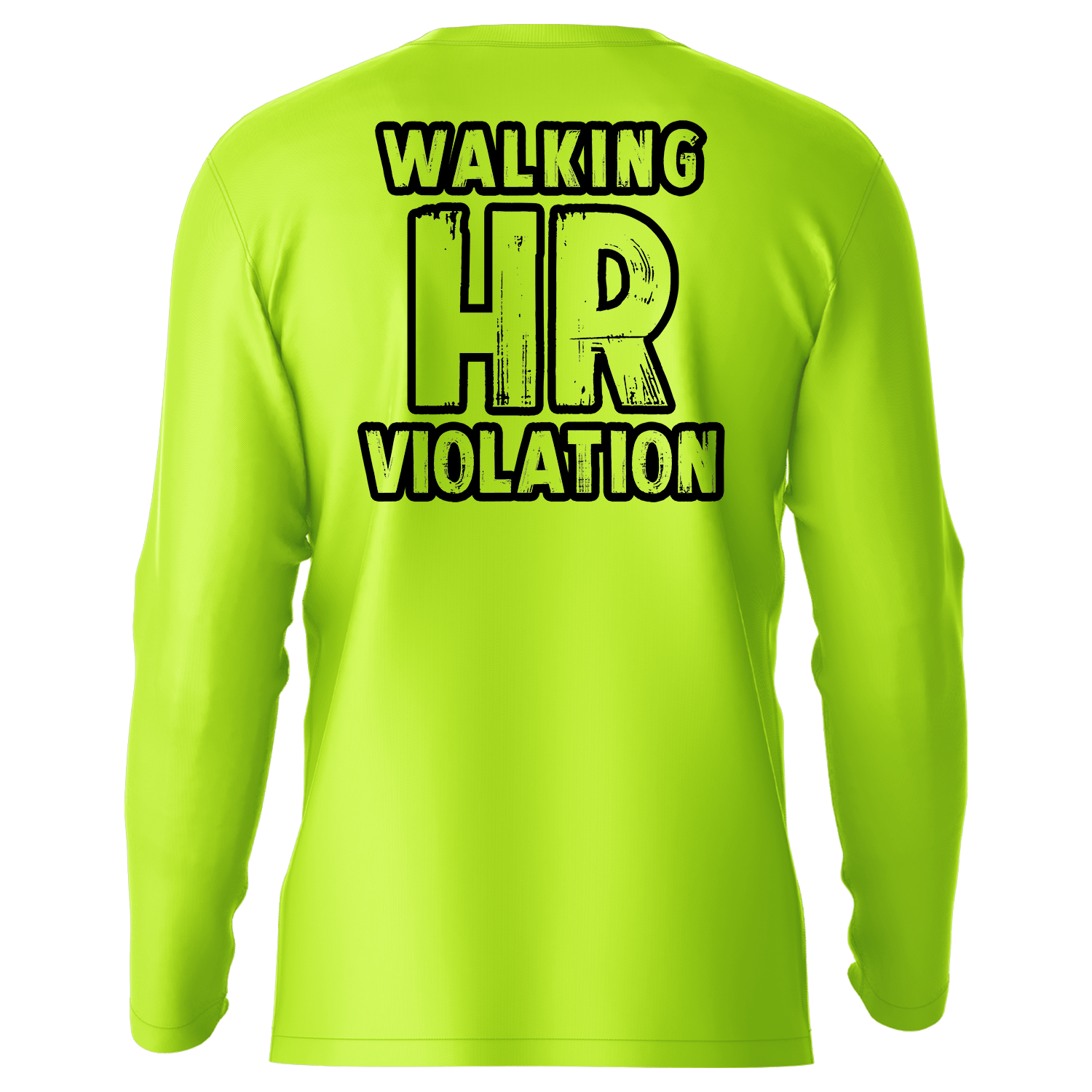 Manquement aux règles de RH - T-shirt anti-UV manches longues haute visibilité UPF 50