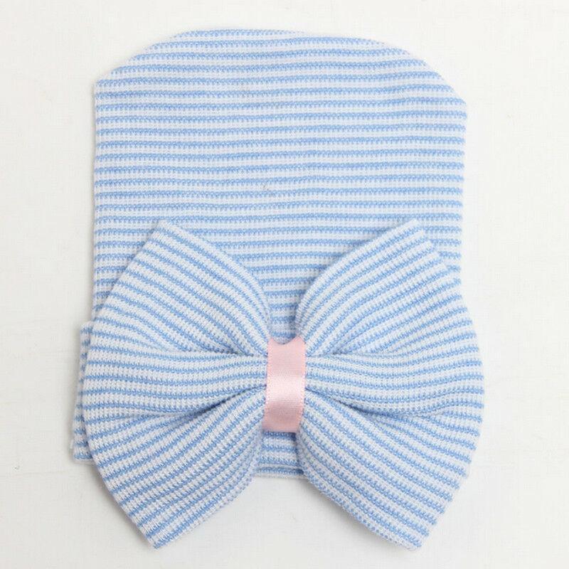 Nouveau-né tout-petit enfants garçons filles turban coton bonnet hiver casquette adaptée aux bébés filles enfants
