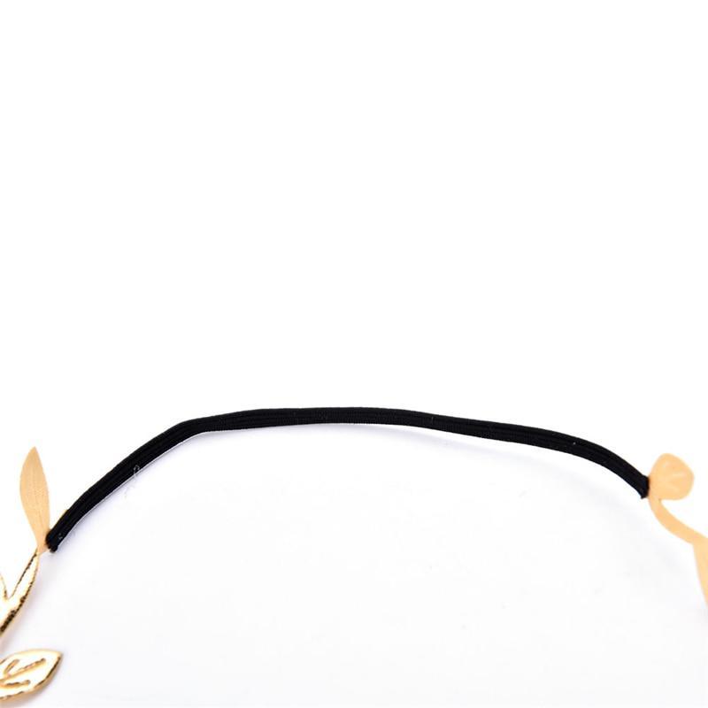 Bandeaux de luxe modernes en feuilles dorées et argentées, accessoires capillaires d'été, bijoux tendance pour mère et fille