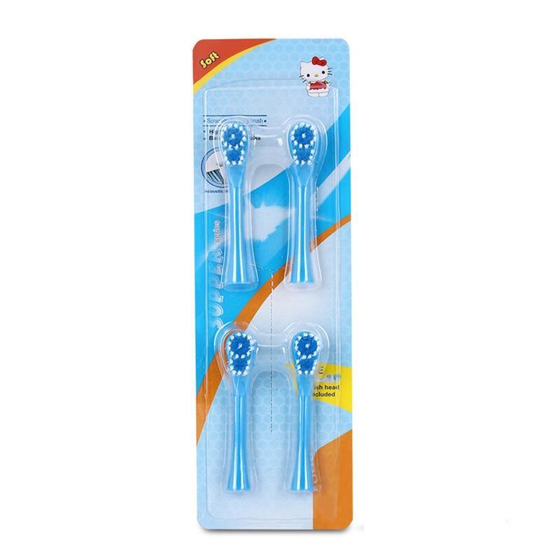 Brosse à Dents Électrique de Dessin Animé pour Enfants, Têtes Double Face Brosse à Dents Électrique ou Brosse de Rechange, Brosse Électrique Parfaite pour Enfants