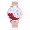 Montre à bracelet en cristal avec strass étincelants pour femme, en acier inoxydable, mouvement à quartz analogique, cadeau de luxe pour femmes et jeunes filles