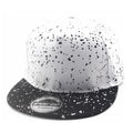 Casquette de baseball de luxe brillante pour enfants, casquette de sport hip-hop flocon de neige pour garçons et filles, bonnets modernes pour bébés