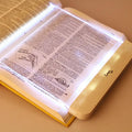 Lampe de lecture plate à panneau LED, pour livre, voiture ou voyage, avec protection oculaire, lampe portable de vision nocturne magique