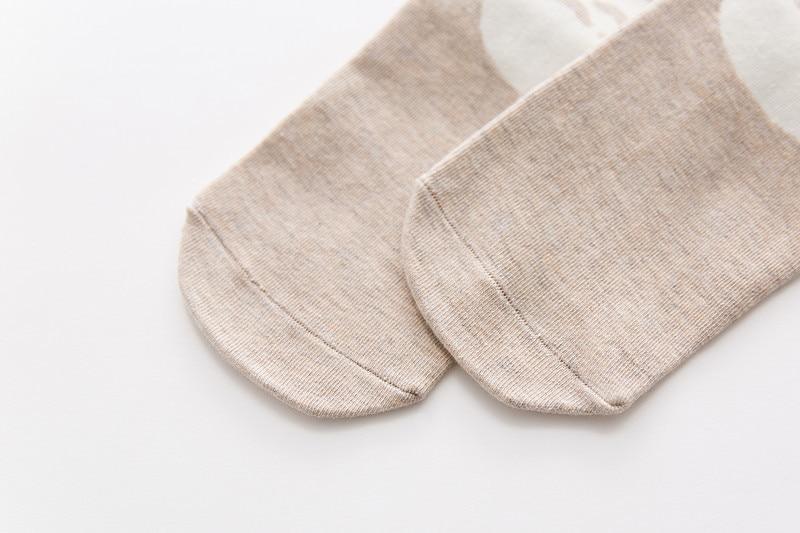 Lot de 5 paires de chaussettes bébé 100 % coton unisexe pour filles et garçons, douces et chaudes, motif dessin animé