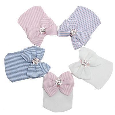 Bonnet nœud pour bébé et enfant, mignon, luxueux, moderne, à nœud confortable, pour nouveau-né, bébé, fille, nourrisson, tout-petit