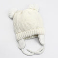 Bonnet Bébé Tricoté Pompon Élégant et Moderne, Épais, Chaud, Cache-Oreilles d'Hiver pour Enfants Garçons et Filles