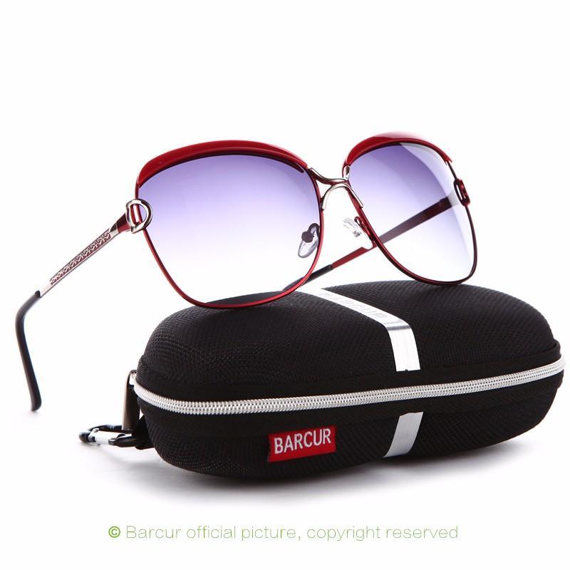 Lunettes de Soleil Rondes Modernes Surdimensionnées de Luxe Polarisées pour Femme avec Verres Dégradés Marque oculos lunette de soleil femme