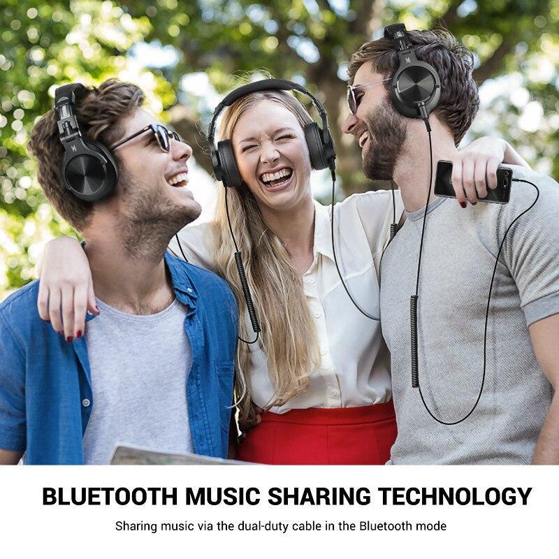 Casque Bluetooth professionnel moderne STEVVEX Stéréo supra-auriculaire sans fil Casque de monitoring professionnel pour studio d'enregistrement