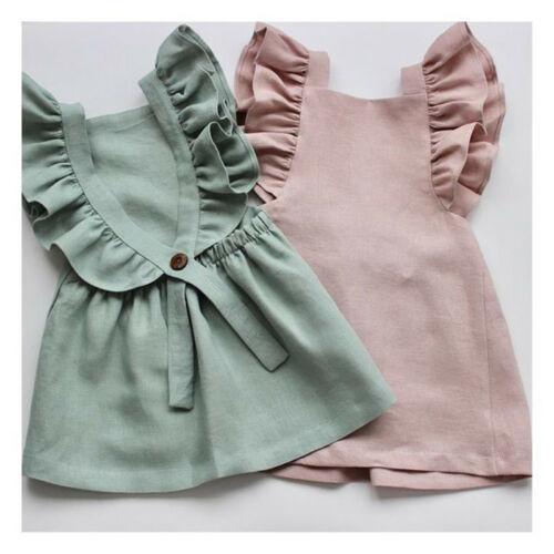 Robe de soirée princesse mignonne à volants colorés d'été pour bébé fille