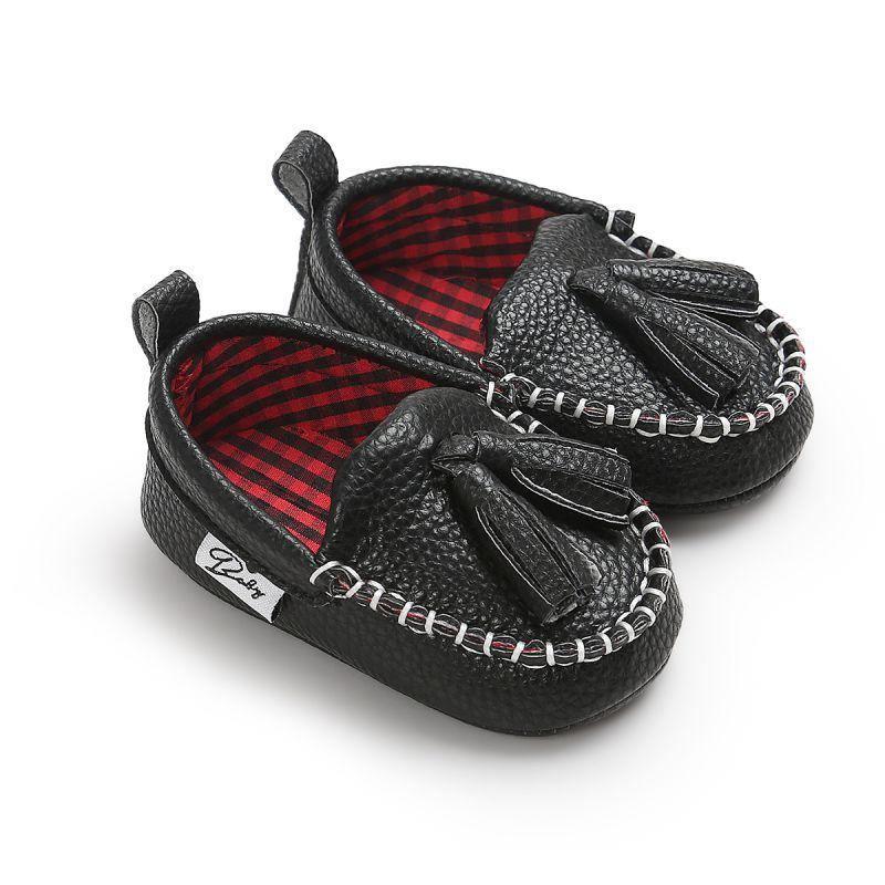 Chaussures Premiers Pas Bébé Naissant Tout-Petit Chaussures Pré-marcheur Bébé Garçon Fille Cuir