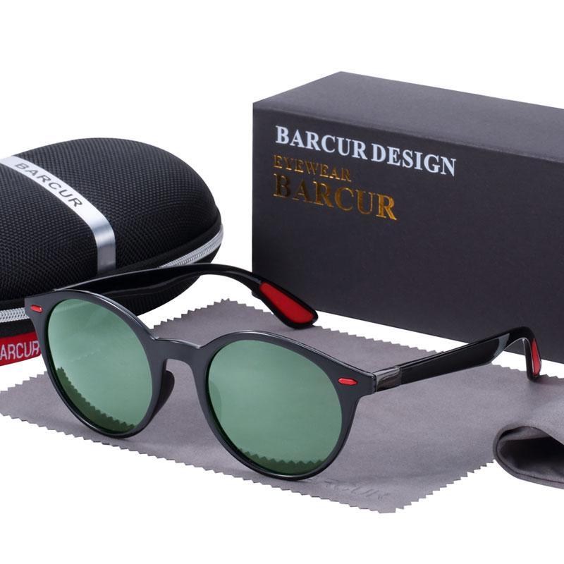 Nouvelles lunettes de soleil rondes de luxe élégantes, polarisées, style vintage, pour femmes et hommes, avec protection UV400