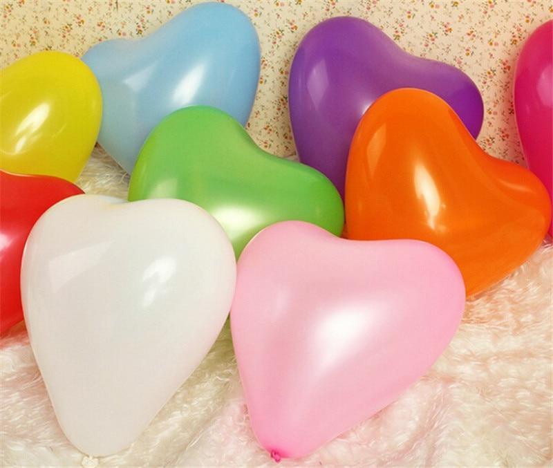 Lot de 100 ballons rouges et roses de 10 pouces en forme de cœur pour mariage, fête et célébration, ballons gonflables en latex à l'hélium pour la Saint-Valentin et anniversaire
