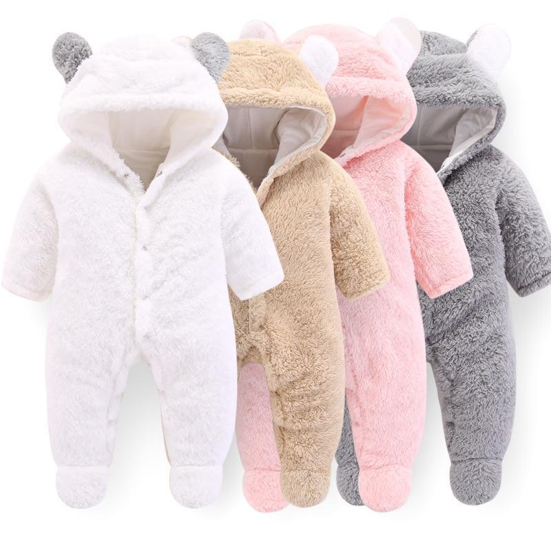 Salopette d'hiver pour bébés filles, vêtements de nouveau-nés, barboteuses pour bébés garçons, combinaison, vêtements pour nourrissons