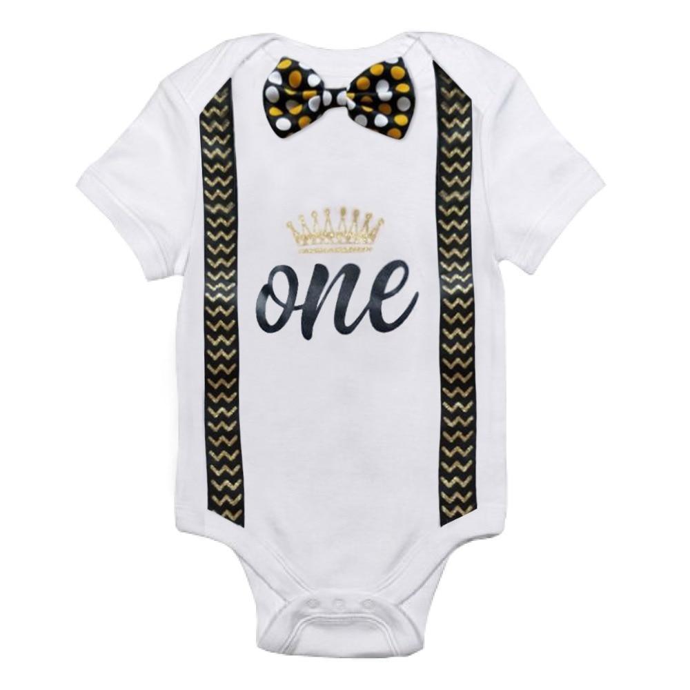 Vêtements pour bébé, grenouillère avec nœud, barboteuse pour nouveau-né, combinaison pour garçons et filles, pour fête d'anniversaire