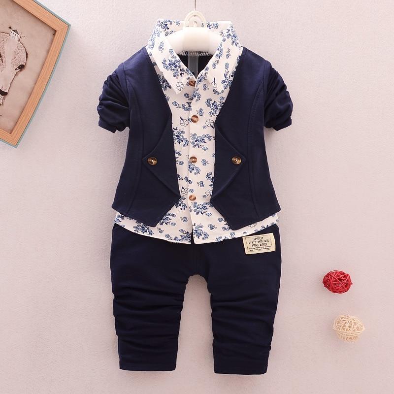 Ensembles de vêtements pour bébé garçon Gentleman - Tenue formelle d'anniversaire pour garçons, style moderne et nouveau design