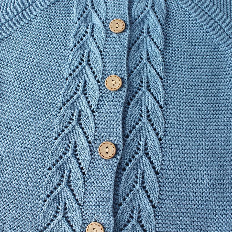 Vêtements modernes en coton pour bébé fille - Cardigan avec pull et manteau pour bébés garçons et filles - Combinaison d'hiver