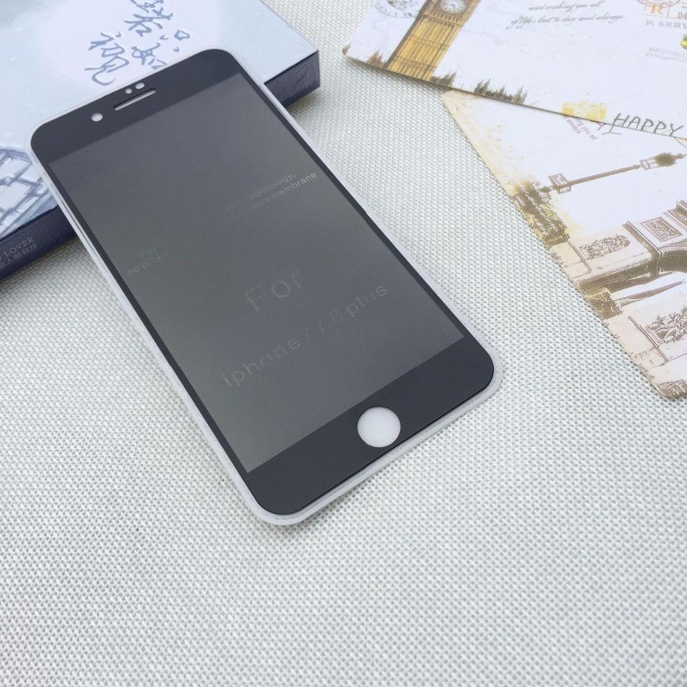3 Pièces Meilleur Verre Trempé Confidentialité 9H pour iPhone 11 12 13 14 Pro Mini XS MAX X XR 6S 7 8 Plus SE Film de Protection Écran Anti-Espion Anti-Peeping en Verre Trempé pour iPhone