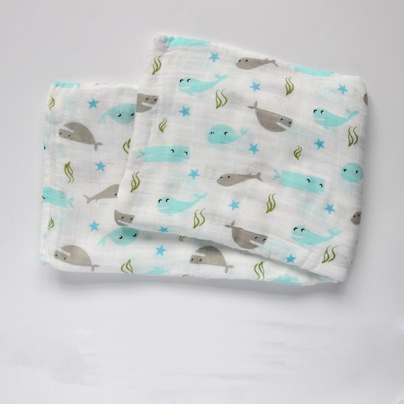 Lange d'emmaillotage multi-usage en bambou et coton pour bébé fille et garçon